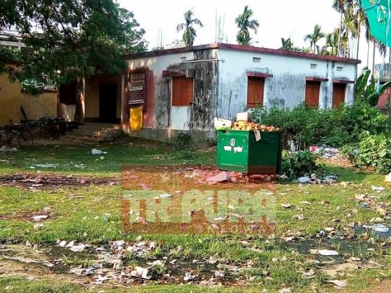 Ambassa TRTC office has become the dumping Station of Ambassa Municipality Council 